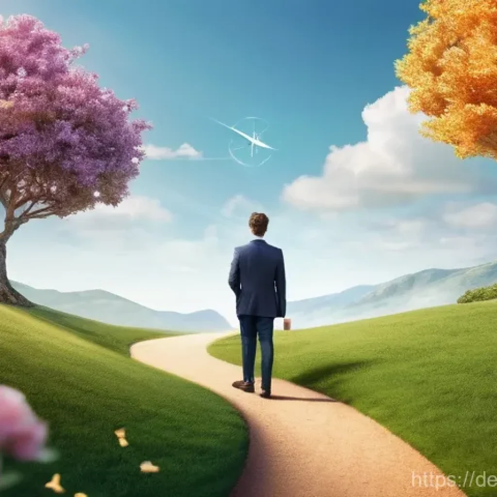 금융 상품 선택 시 고려사항 - **Prompt:** A diverse, well-dressed individual (e.g., a young professional in business casual attire...